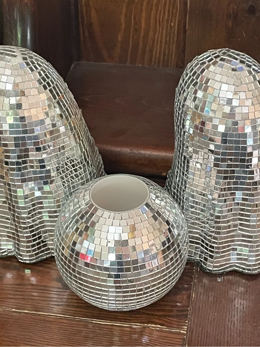 Silver Disco Ghost Party Decor Set - Home Party Supplies